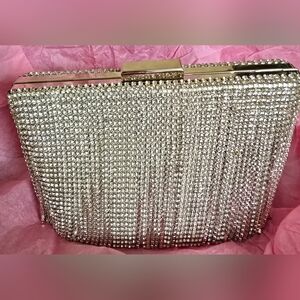 Elegant Silver Clutch Bag